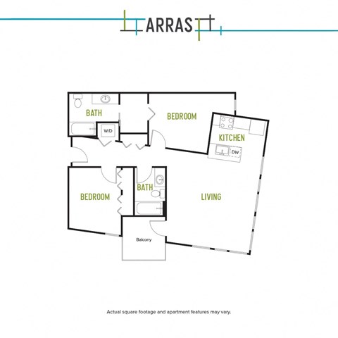 2 Bed 2 Bath